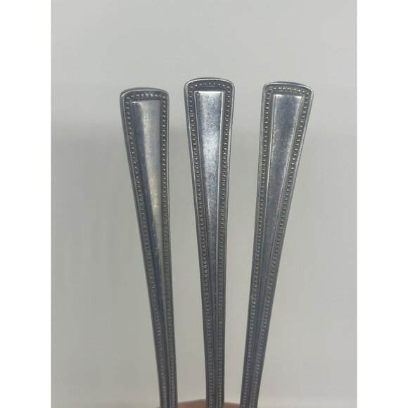 VTG Washington Forge Stainless Steel Brookmere Classic Set Of 3 Spoons 7" - Picture 6 of 7